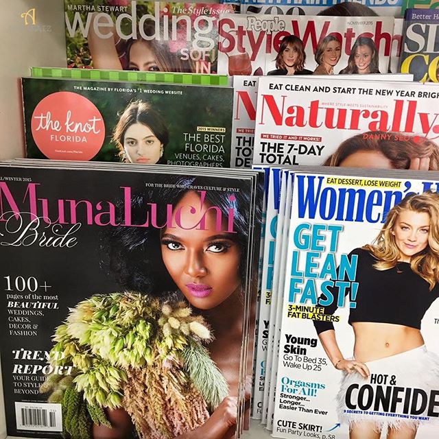 The excitement of finally spotting your cover on newsstands!! Thanks for the photo @ten23designs