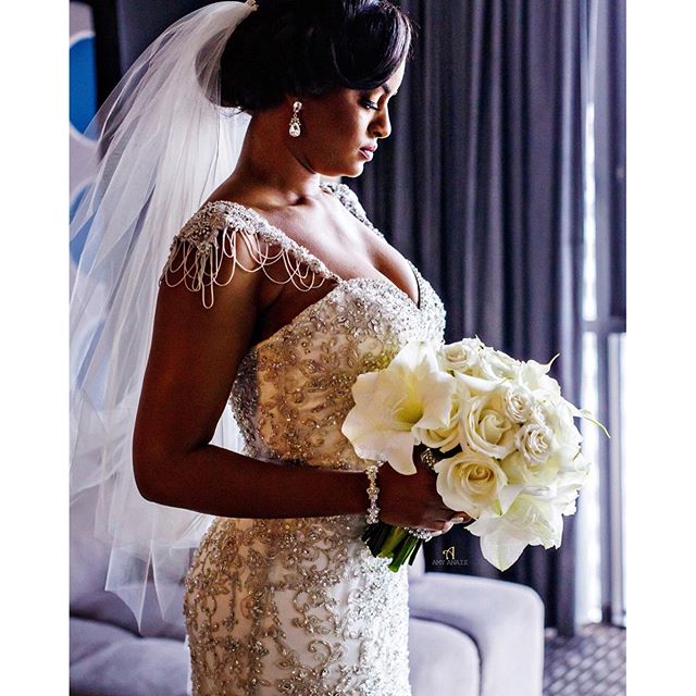 A seriously stunning bride!