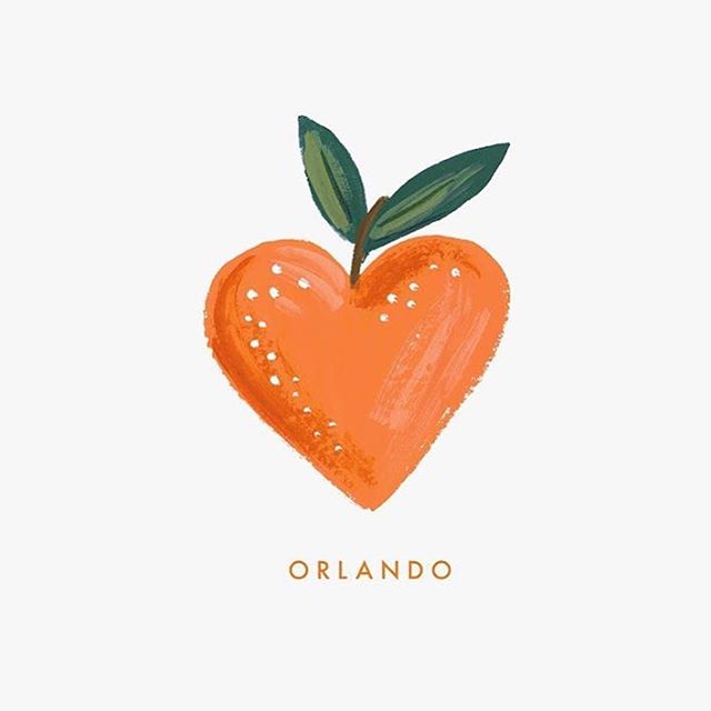 I reflected with my closest friends yesterday how this tragedy really hit home for us. Orlando was OUR home for a collective of 6 years and we always felt safe there. It's heartbreaking that now no matter where we live a part of us will always be on edge. My heart goes out to all who have been affected and may have lost a loved one. I pray for our America that we can one day unite as peaceful people.   by @riflepaperco