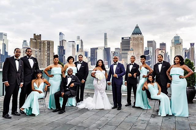 When the bridal party comes to slay ? Styled fabulously by @vaingloriousbrides + @_jasonandrew